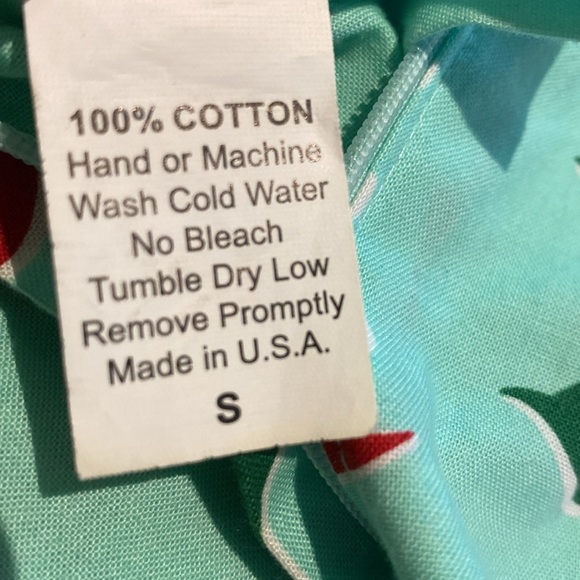 Heart of Haute Elizabeth Adjustable Strap Pin Up Vtg Inspired Dress Cotton SMALL - Picture 11 of 12